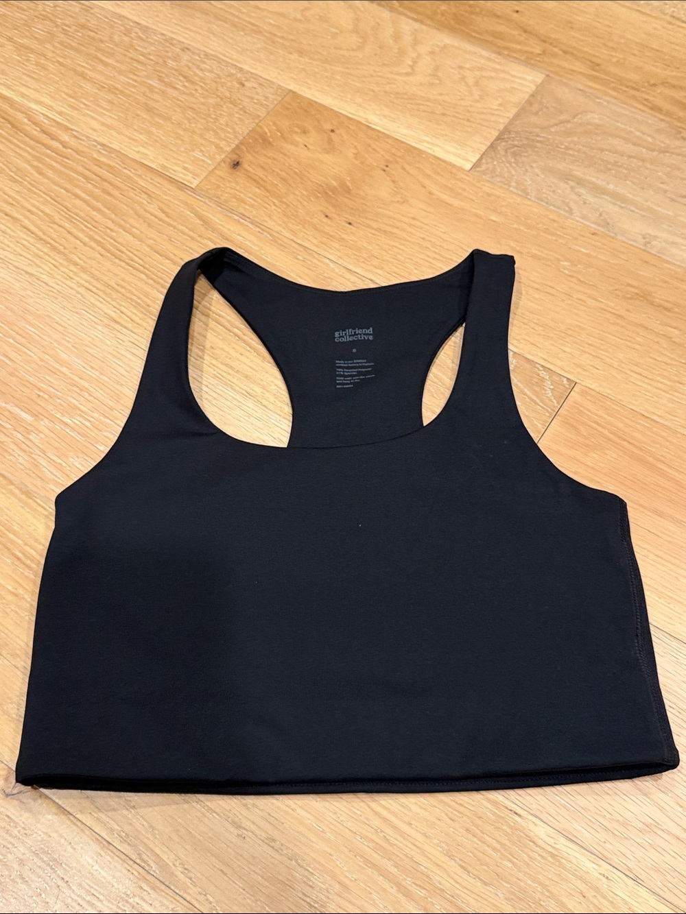 Girlfriend collective small sports bra no pads